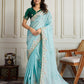 Party Wear Soft Rangoli Silk Saree