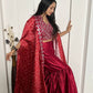 Einführung eines 4 Meter ausgestellten Lehenga mit Paillettenstickerei und Cut-Work