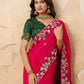 Party Wear Soft Fendy Chiffon Saree
