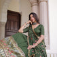 Vichitra Silk With Heavy Sequins & Thread Embroidered work Lehenga