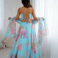 Sehen Sie umwerfend aus in diesem wunderschönen cremefarbenen Lehenga-Set