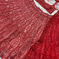 Einführung eines 4 Meter ausgestellten Lehenga mit Paillettenstickerei und Cut-Work