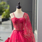 Sehen Sie umwerfend aus in diesem wunderschönen cremefarbenen Lehenga-Set