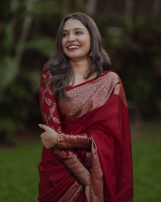 SOFT LICHI SILK CLOTH SAREE