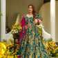 Digital printed Jimmy organza silk suit