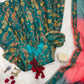 Digital printed Jimmy organza silk suit