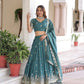 Vichitra Silk With Sequins & Zari Multi Embroidered work Lehenga