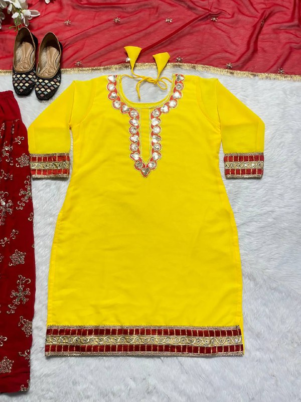 New Designer Party Wear Look Top Patiyala Salwar