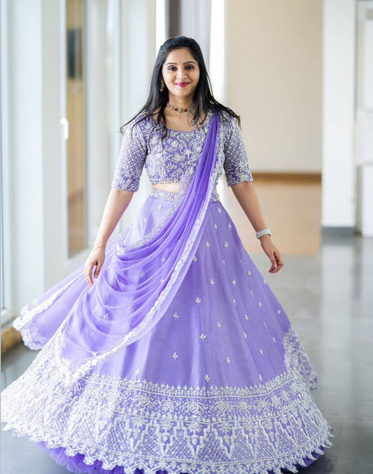 Fox Georgette Launching New Festival Lehenga Choli