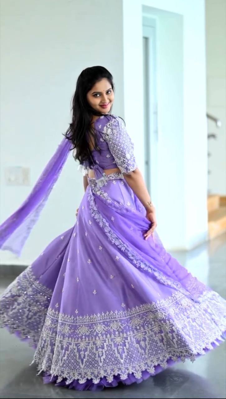 Fox Georgette Launching New Festival Lehenga Choli