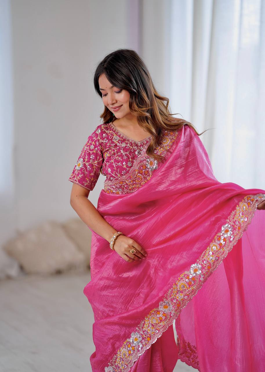 New Launching Real Saree Modelling By Aarti Chauhan