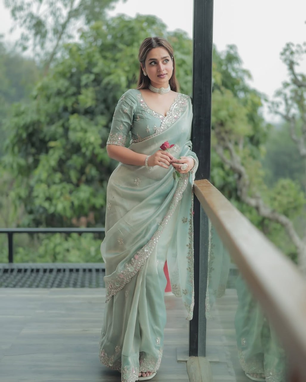 HEAVY SOFT FANDY SATIN SILK SAREE