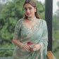 HEAVY SOFT FANDY SATIN SILK SAREE