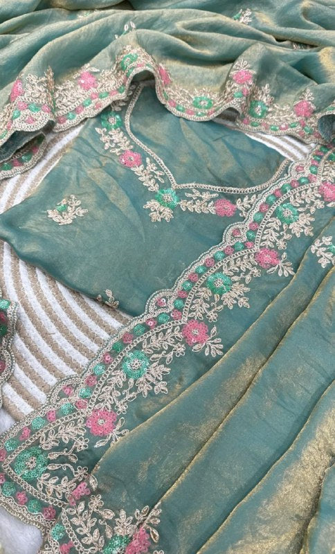 HEAVY SOFT FANDY SATIN SILK SAREE