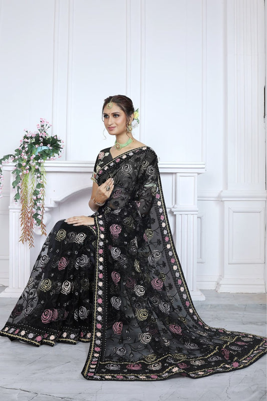 Presenting You Most Beautiful Latest Saree Collection With Real Modelling Shoot