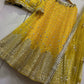 Georget lehnga with paper mirror work Choli