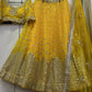 Georget lehnga with paper mirror work Choli