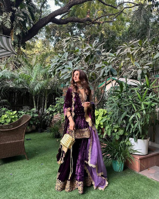 LAUNCHING NEW DESIGNER VELVET SUIT