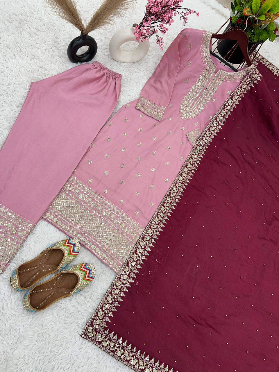 New Festival Collection In Chinnon Suit