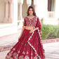 Vichitra Silk With Heavy Sequins & Thread Embroidered work Lehenga
