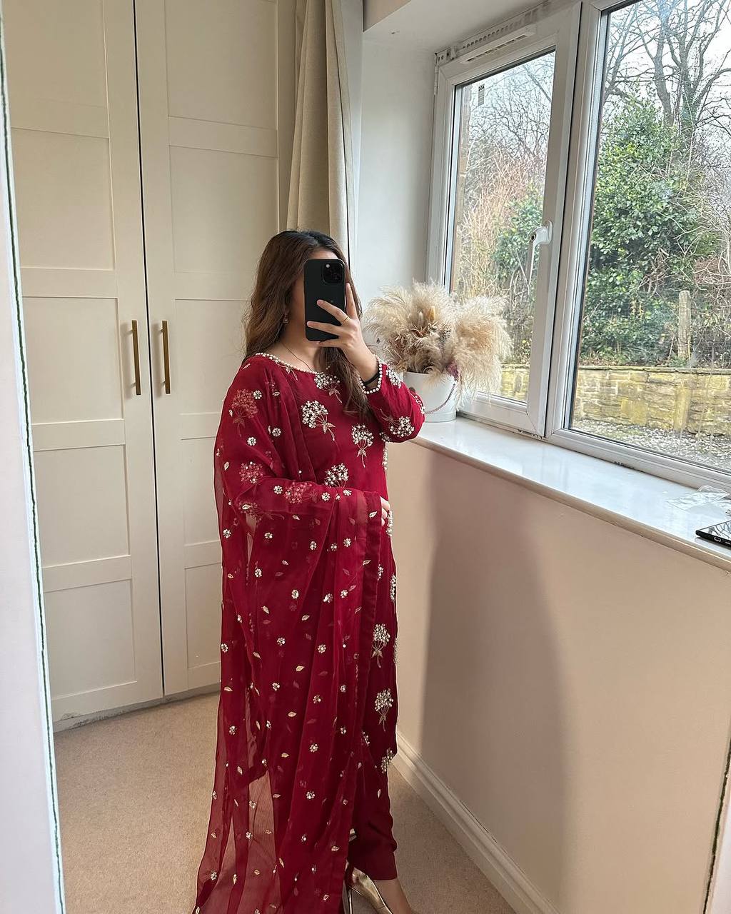 Presenting New Designer Long Top Pant and Dupptta In Fancy Style