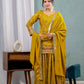 Neues Designer-Party-Look-Top Sharara Plazzo und Dupatta