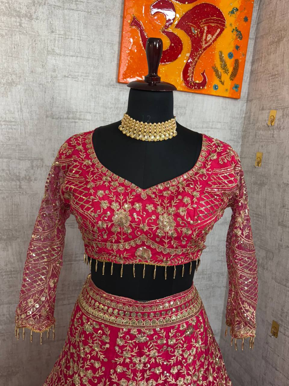 Launching 4 meter flared Premium Quality Soft Net Lehenga