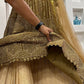Kasturi silk Georgette lehenga with sequins & dori work lehenga choli