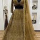 Kasturi silk Georgette lehenga with sequins & dori work lehenga choli