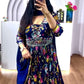 LUNCHING NEW EMBROIDERY WORK WITH DIGITAL PRINTED GOWN & DUPATTA SET