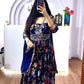 LUNCHING NEW EMBROIDERY WORK WITH DIGITAL PRINTED GOWN & DUPATTA SET