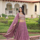 Faux Georgette With Sequins & Zari Multi Embroidered work Lehenga