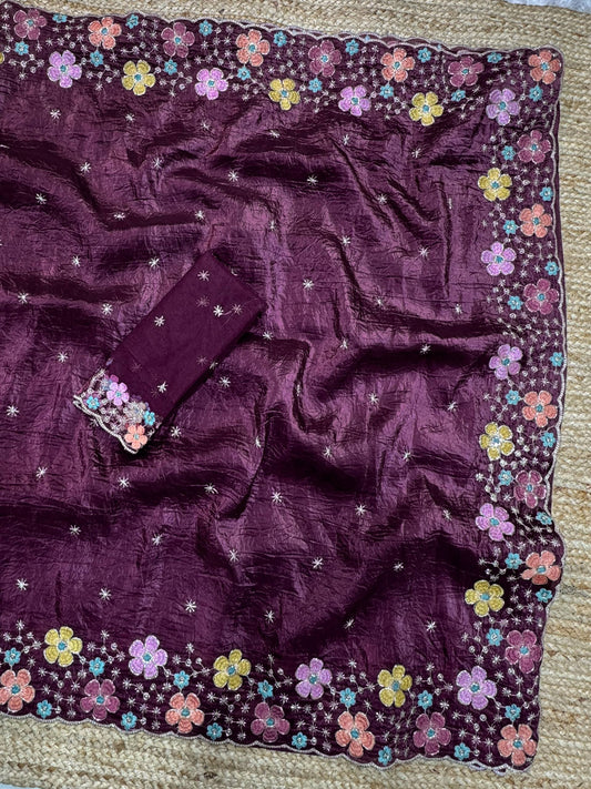 Perfect festive beauty Grace meets glamour Saree