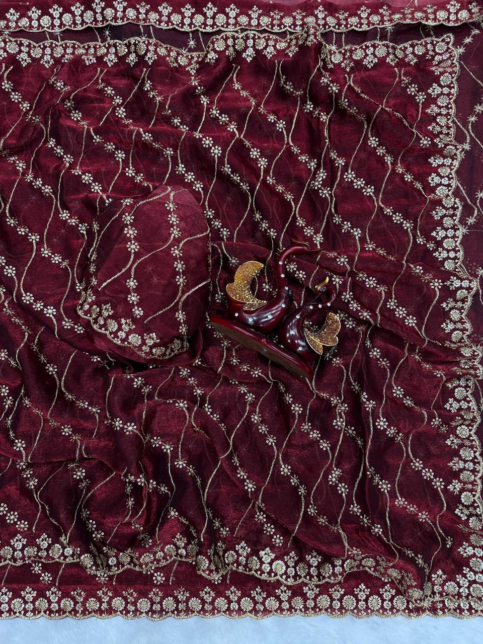 SUPER TRENDING SEQUINS SAREE COLLECTION