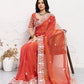 Wedding Special Party Wear Soft NxC Moss chiffon saree