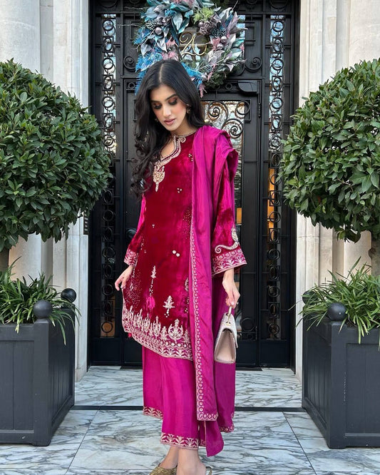LAUNCHING NEW DESIGNER VELVET SUIT