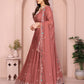 Star Georgette Embroidery Work Lehenga