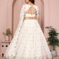 Star Georgette Embroidery Work Lehenga
