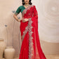 Party Wear Soft Space Silk Saree