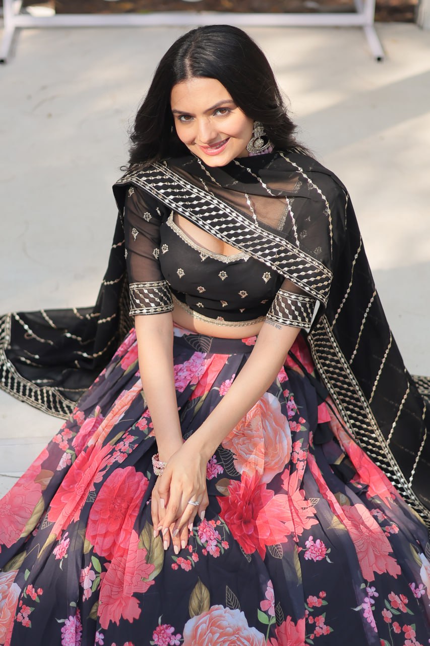 Introducing our Exquisite Collection of Digital Printed Georgette Lehengas