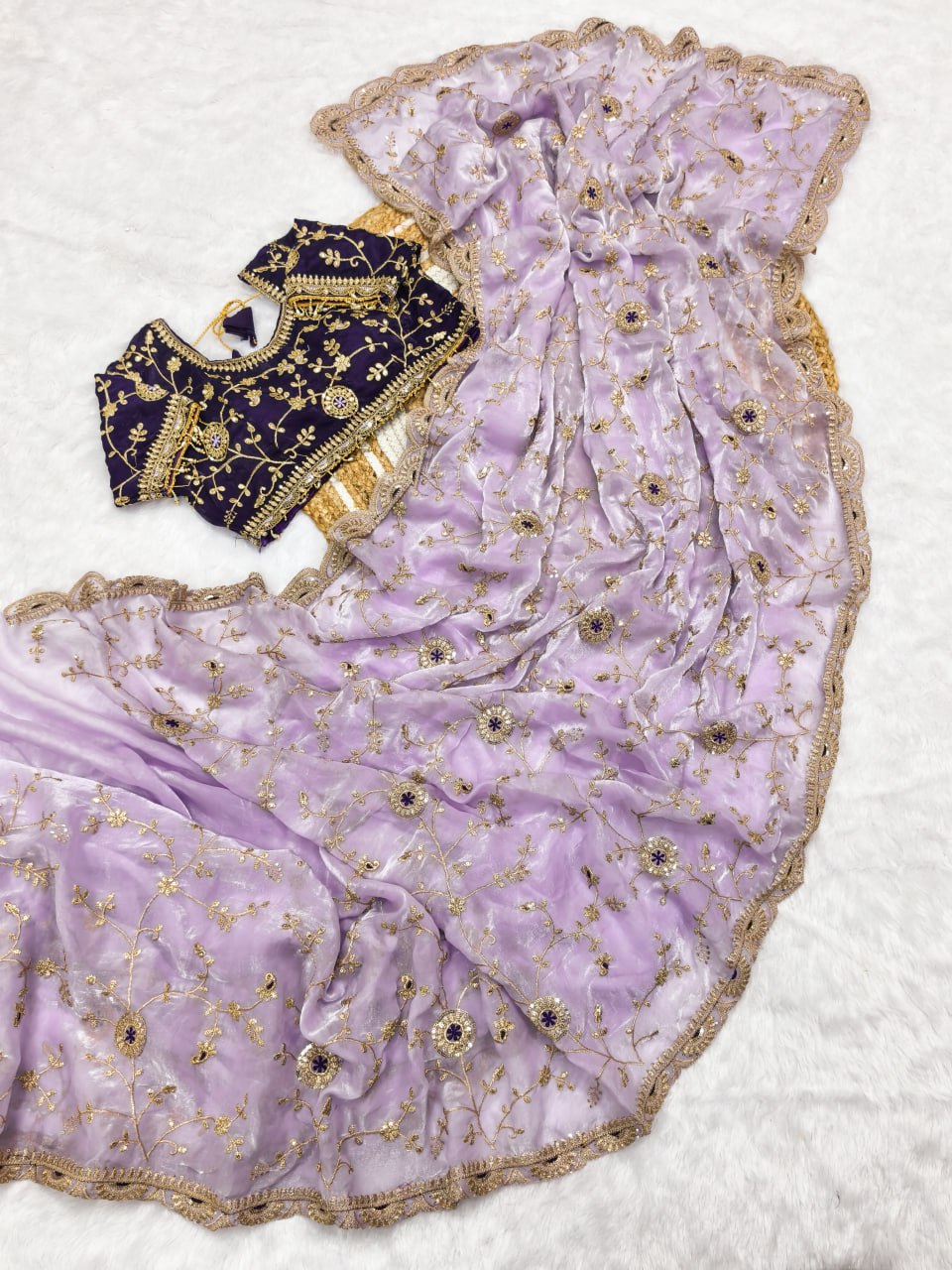 Very soft & elegant rich Launching New Designer saree