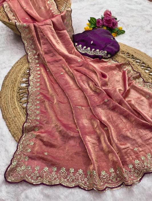 Very soft & elegant rich Launching New Designer saree