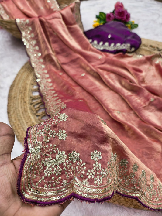 Very soft & elegant rich Launching New Designer saree