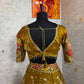 Sehen Sie umwerfend aus in diesem wunderschönen cremefarbenen Lehenga-Set