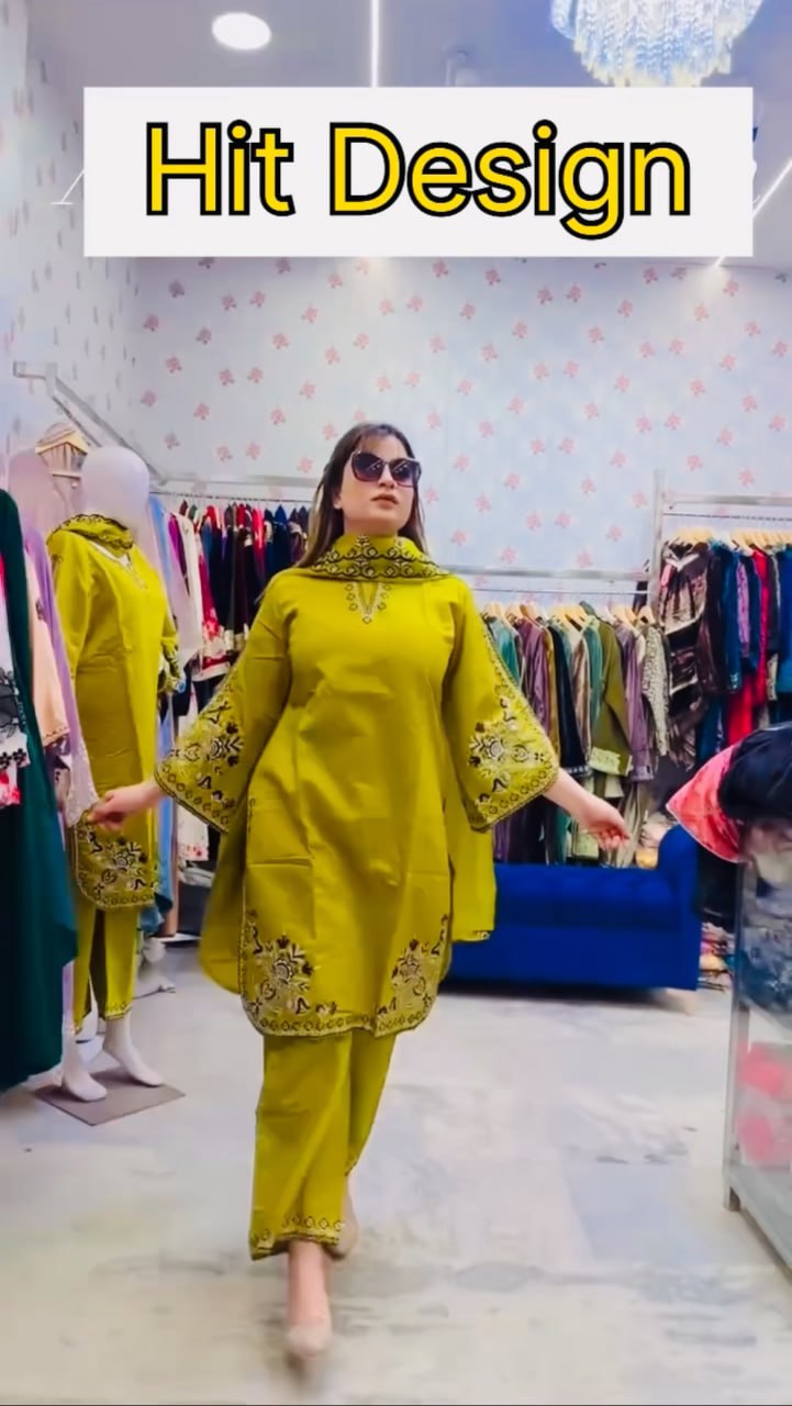 PREMIUM DESIGNER READYMADE TOP PANT & DUPATTA COLLECTION