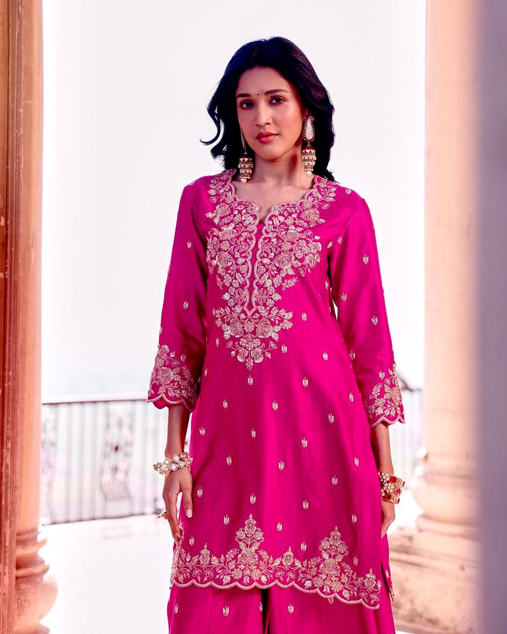 PRESENTING 3 PIECE STYLISH KURTI PLAZAA AND DUPATTA