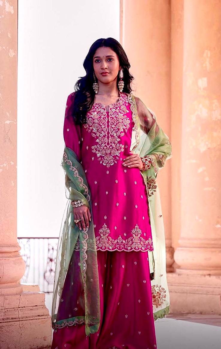 PRESENTING 3 PIECE STYLISH KURTI PLAZAA AND DUPATTA