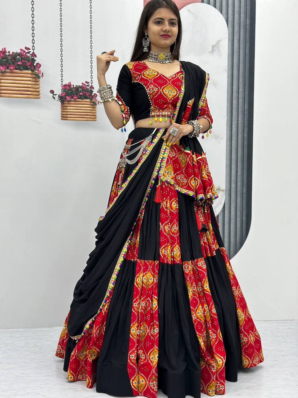 Pure Cotton Launching Navratri Special Lehenga Choli