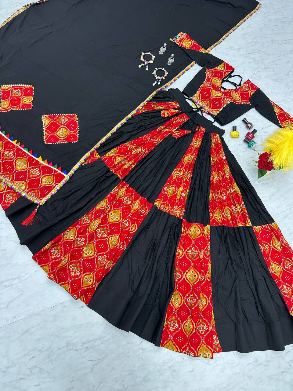 Pure Cotton Launching Navratri Special Lehenga Choli