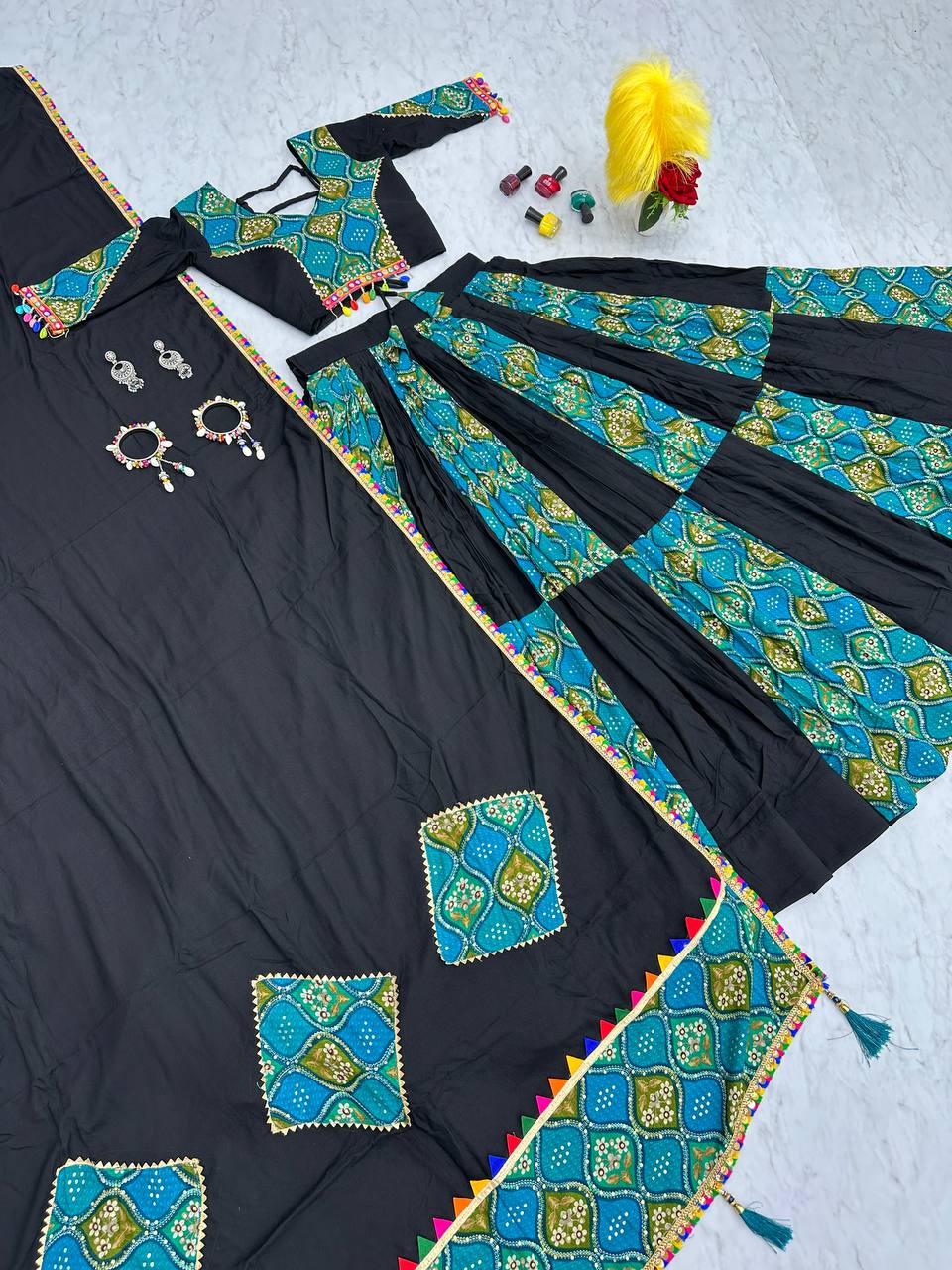 Pure Cotton Launching Navratri Special Lehenga Choli